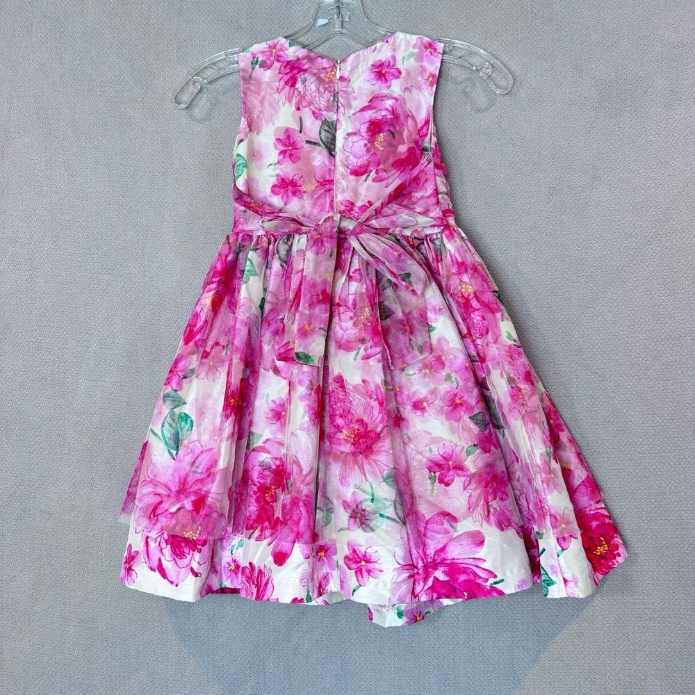 Bonnie Jean little girls fancy flower dress size 7T - Picture 7 of 10